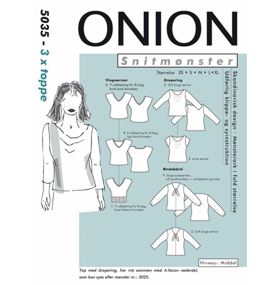 Onion 5035 Snitmønster